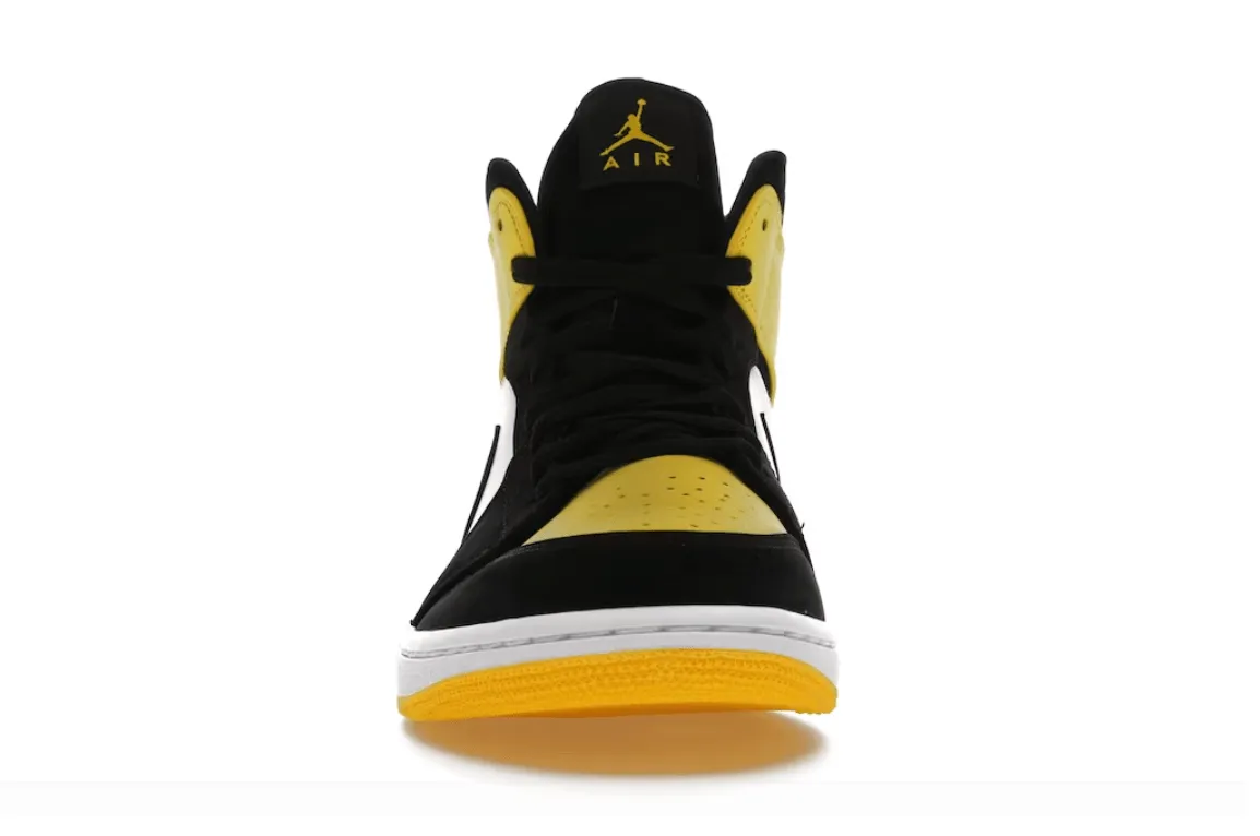 Air Jordan 1 Mid Yellow Toe Black