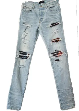 Amiri Animation Blue Jeans