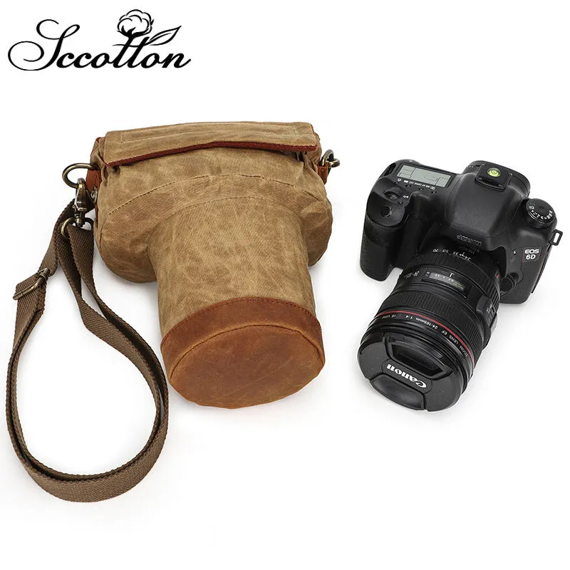 Anti-Fall Second Generation Camera Shoulder Bag 100D SLR Digital Liner Protective Bag Canvas Photography Bag