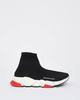 Balenciaga Black Knit Speed Sneakers - 40