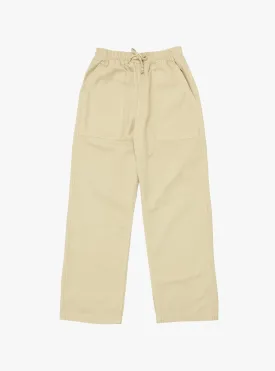 Canvas Chef Pants Pale Khaki