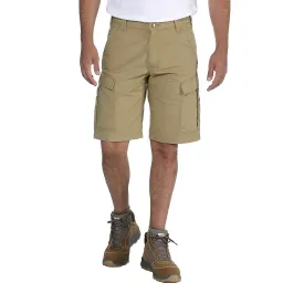 CARHARTT FORCE™ RELAXED FIT RIPSTOP CARGO WORK SHORT - DARK KHAKI