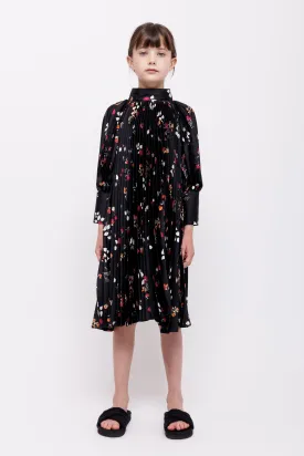 CHRISTINA ROHDE BLACK SMALL FLORAL DRESS