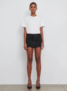 Denim Micro Mini Skirt