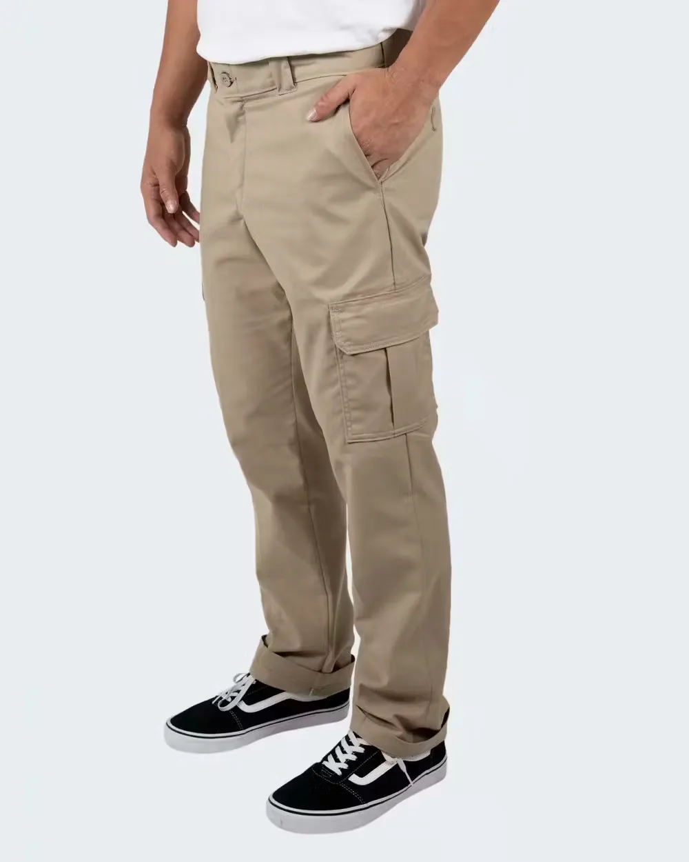 DICKIES 594 Slim Straight Cargo Pants - Desert Sand