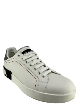 Dolce & Gabbana Portofino White Sneakers Size 40