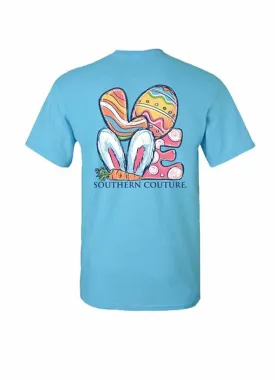 Easter Egg Love Tee in Sky Blue by Couture Tee