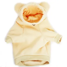 Frenchiestore Organic Dog Frenchie Ear Hoodie | Polar Bear