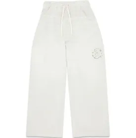 Hidden NY Applique Wide Leg Natural Sweatpants