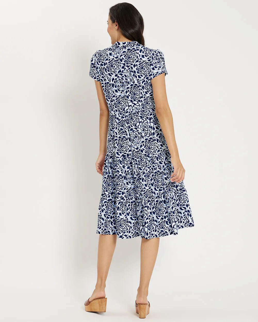 Jude Connally Libby Dress - Blooms Navy