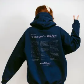 Kai Azer Book Quotes Embroidered Hoodie