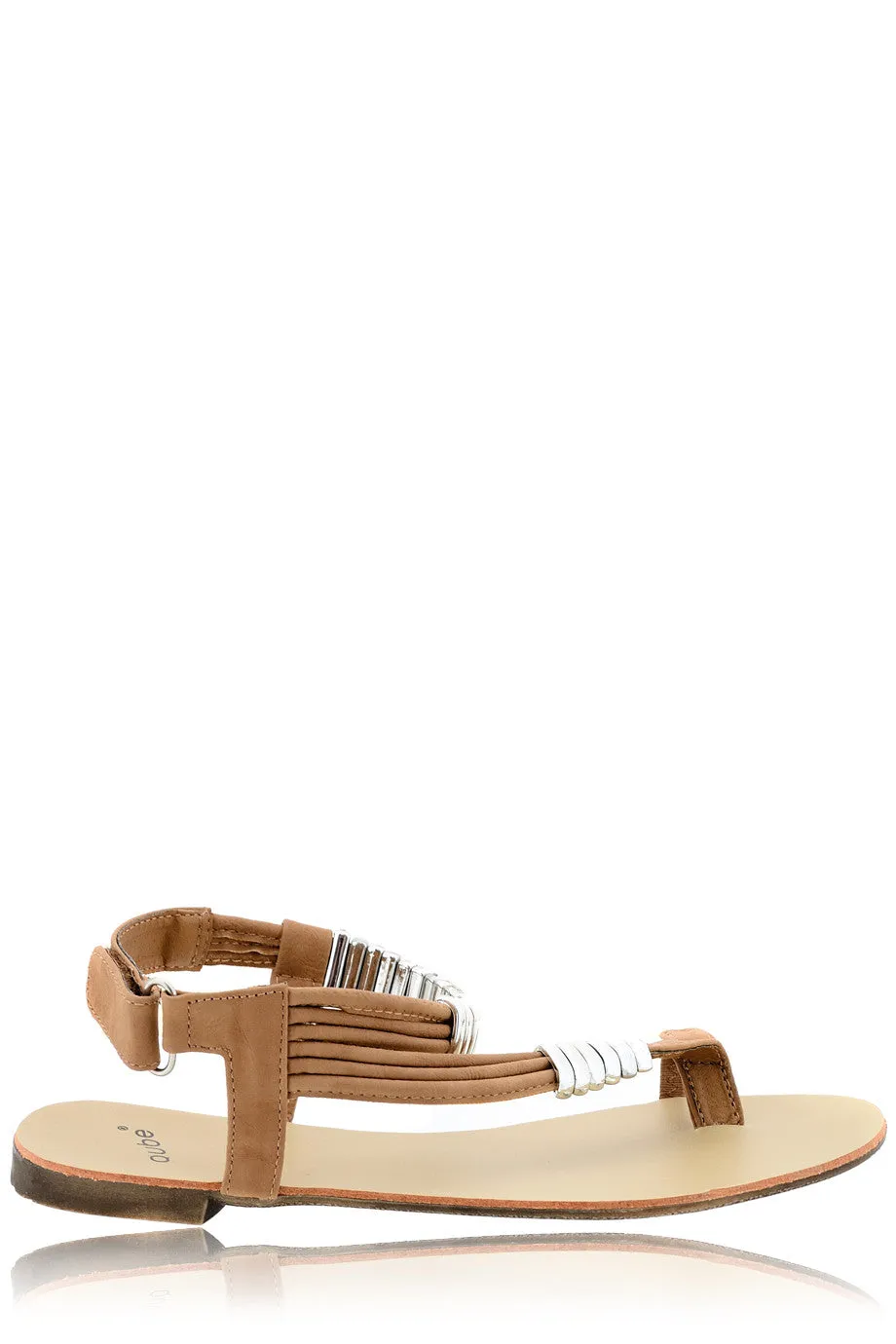 LIZ Metallic Brown Sandals