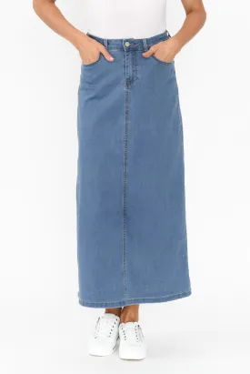 Stevie Blue Denim Skirt