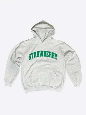 STRAWBERRY ARCH LOGO HOODIE GRAY