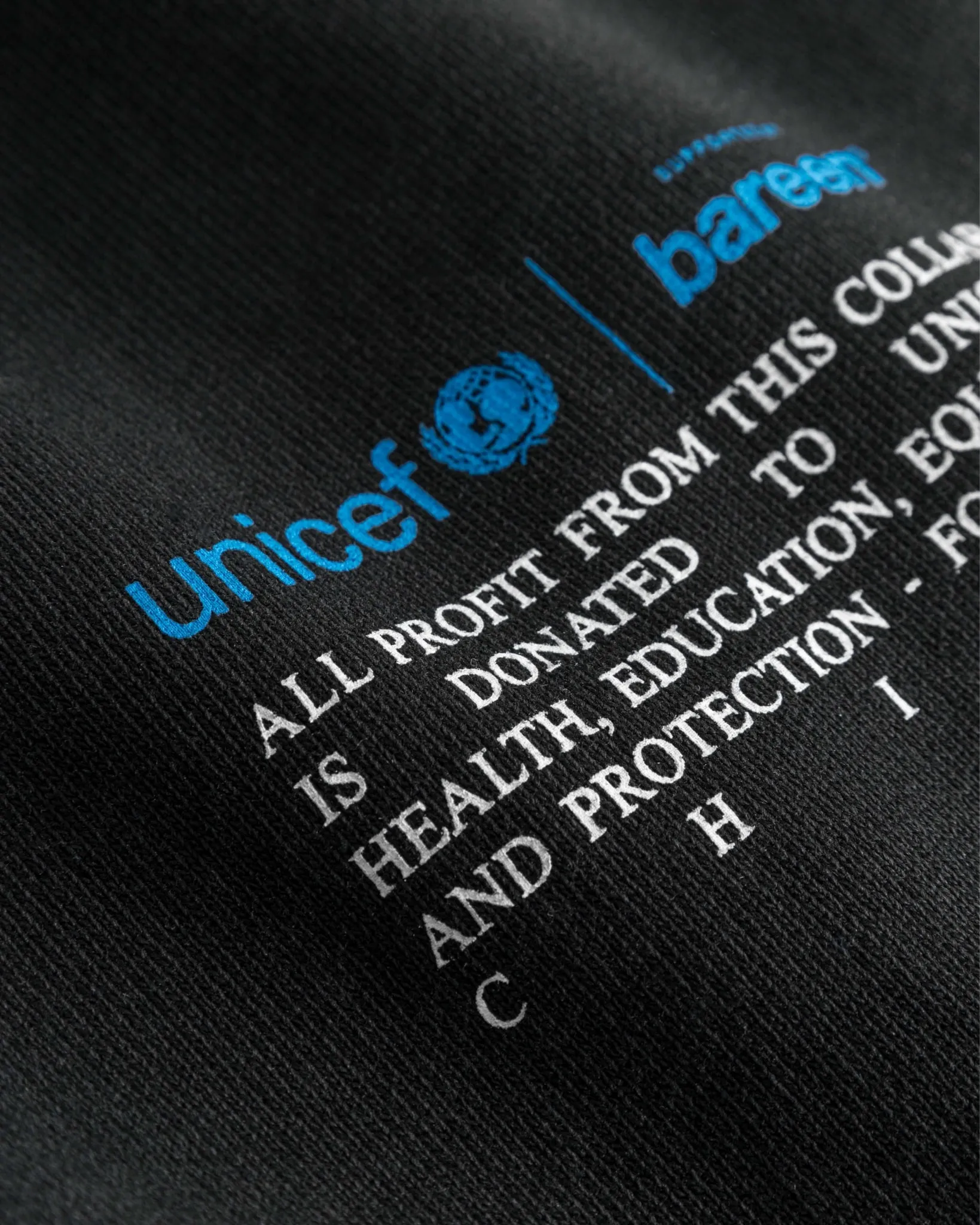 Unicef Collab, Heavy Sweatpants (Black)