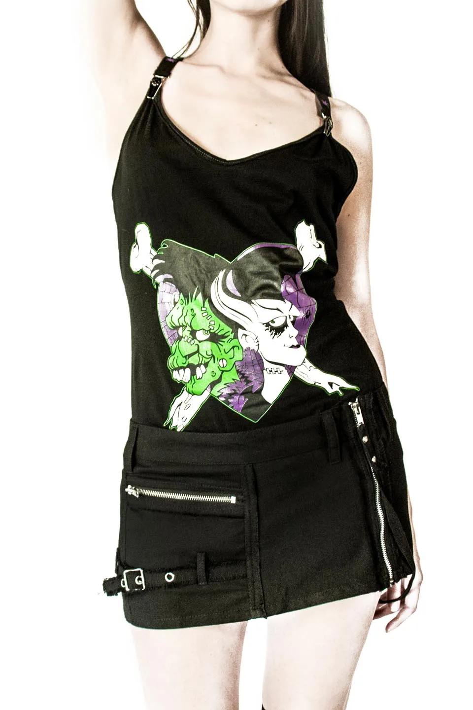 Vintage Punk as F*ck Mini Skirt