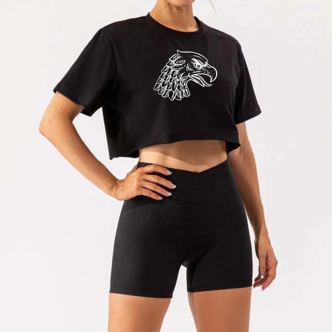 Women’s Phoenix Rising Oversized Crop Shirt